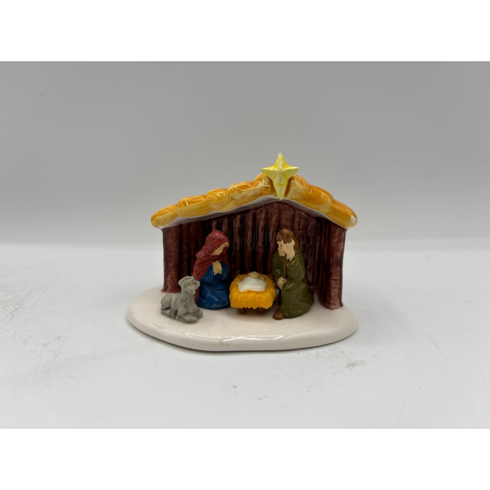 Department 56 1988 Vintage Original Snow Village Outdoor Nativity Scene 5135-7